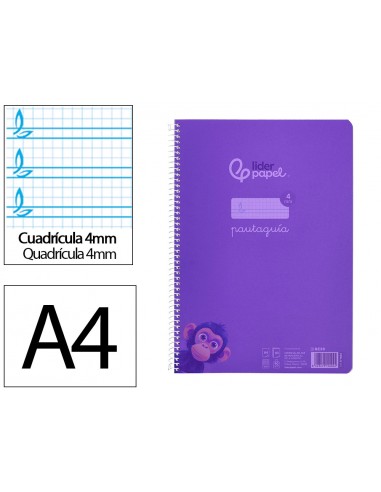 Quadern espiral liderpapel foli...