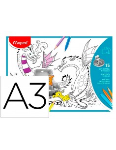 Mantel per a colorear maped...