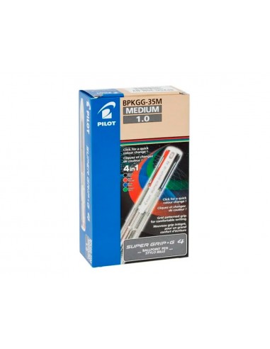 Boligraf pilot super grip g 4 colors...