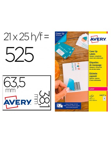 Etiqueta adhesiva cobrent avery...