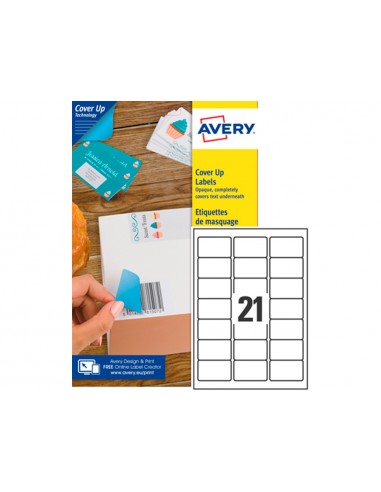 Etiqueta adhesiva cobrent avery...