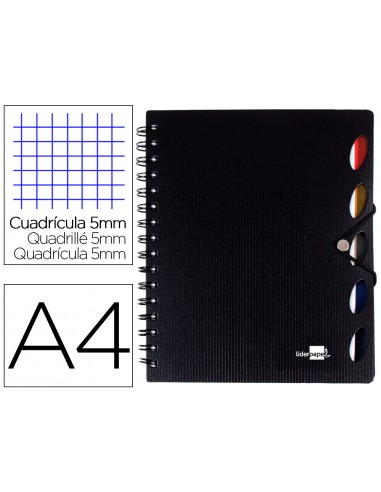 Quadern espiral liderpapel a4 micre...