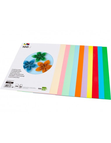 Cartolina liderpapel a4 180g/m2 10...