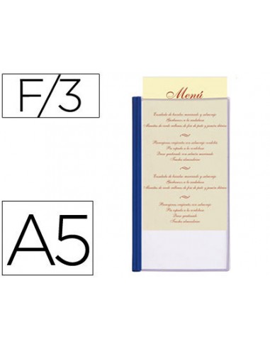 Porta menus liderpapel pvc din a5 amb...
