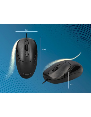 Ratolí q-connect optic 800 dpi usb...