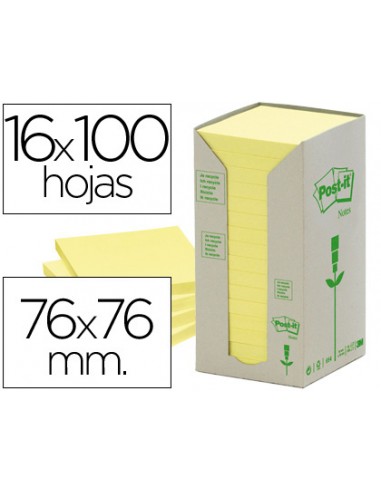 Bloc de notes adhesives lleva i posa...