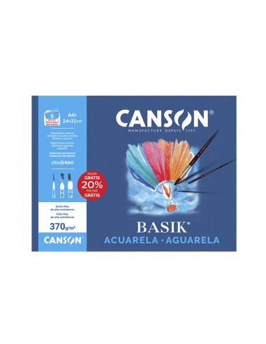 Paper aquarel·la basik canson din a4+...
