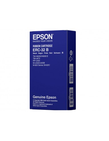 Cinta impressora epson erc-32b negra...