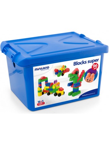 Joc miniland super blocks 96 peces