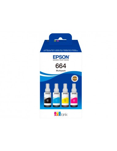 Ink- epson /664 4 clr multipack (bk /...
