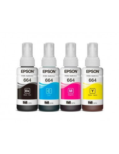 Ink- epson /664 4 clr multipack (bk /...