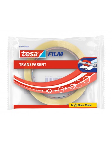 Cinta adhesiva tesa transparent 66 mt...