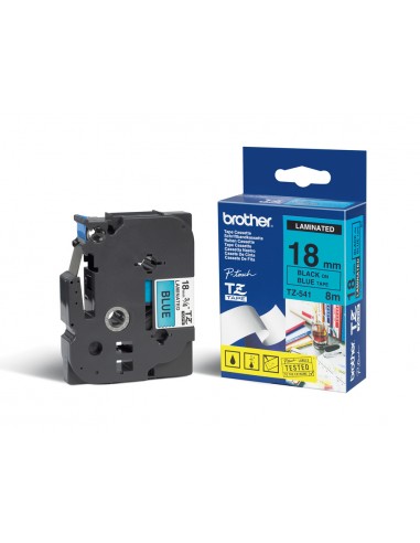 Cinta brother tze541 blau-negre 18mm...