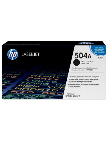 Toner hp laserjet color cp3525 negre...