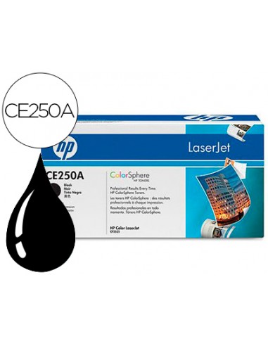 Toner hp laserjet color cp3525 negre...
