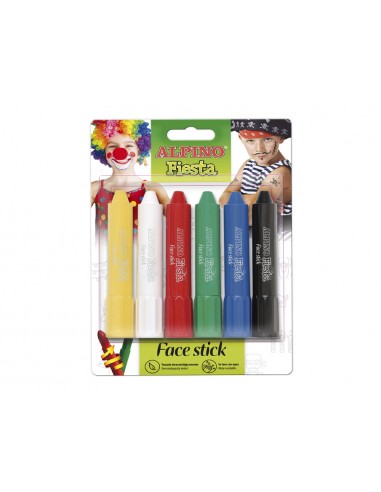 Barra maquillatge face stick 6 colors...