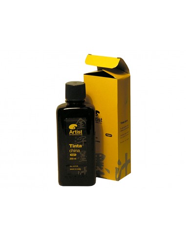 Tinta xina artist negra pot 250 ml