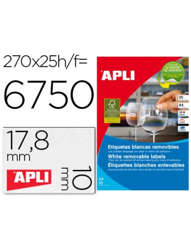 Etiqueta adhesives apli 10197 mida...