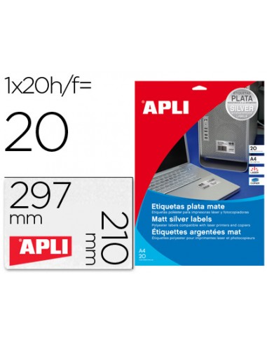 Etiqueta adhesiva apli 10071...