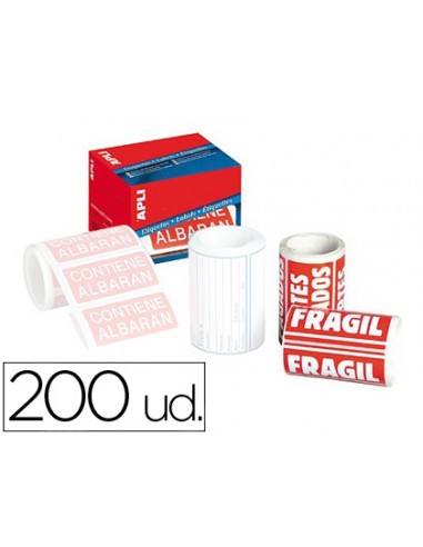 Etiquetes apli fragil 50x100 mm...
