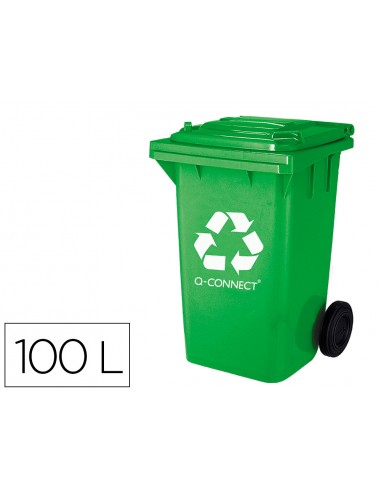 Paperera contenidor q-connect plastic...