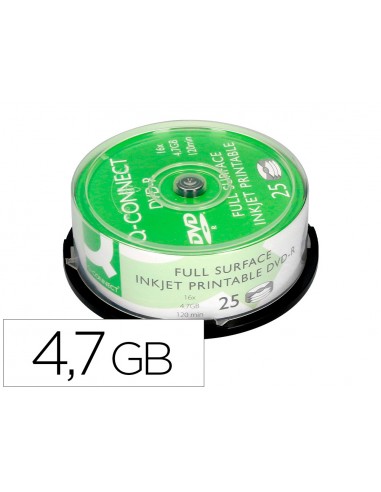 Dvd-r q-connect amb superfície 100%...