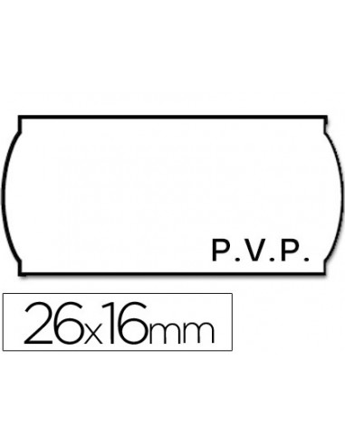 Etiquetes meto ondulades 26x16 mm pvp...