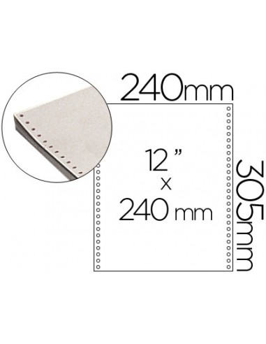 Paper continu 240x12 blanc caixa de...