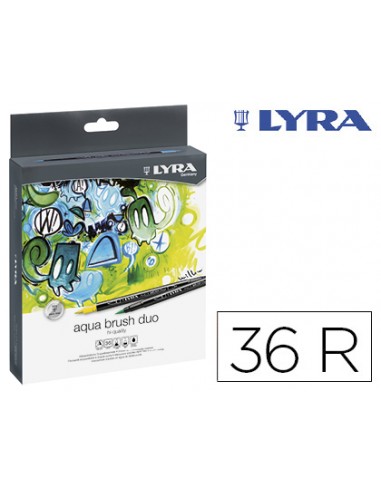 Retolador lyra aqua brush duo caixa...