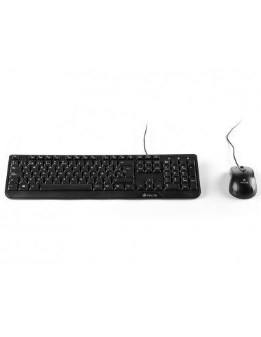 Set teclat i raton amb cable ngs...