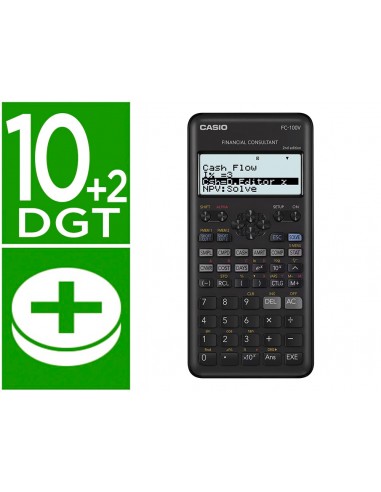 Calculadora casio fc-100v financera 4...