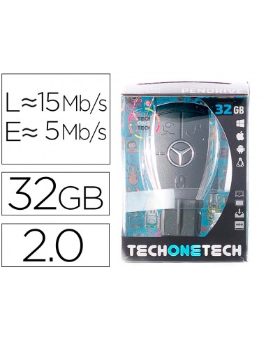 Memòria usb tech on tech clau mercès...