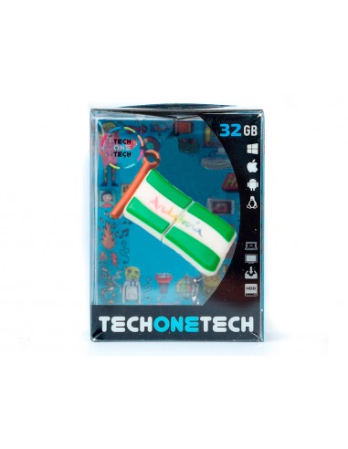 Memòria usb tech on tech bandera...