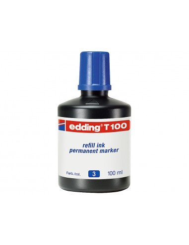Tinta retolador edding t-100 blau pot...