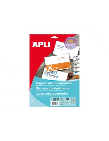 Targeta de visita apli microperforada...