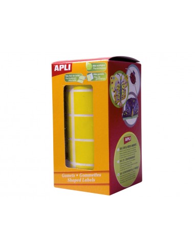Gomets autoadhesius quadrats 20x20 mm...