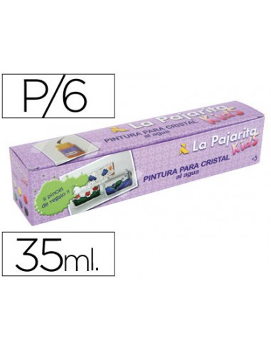 Pintura laca vidre la pajarita kids...