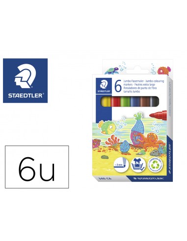 Retolador staedtler color jumbo traç...