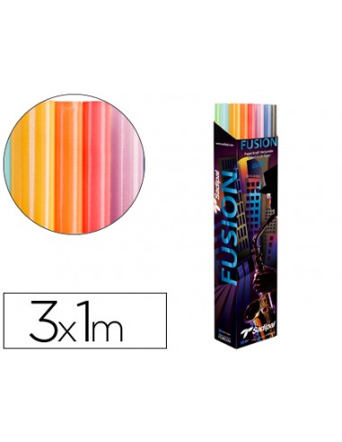 Paper kraft fusion 1x3 mt expositor...
