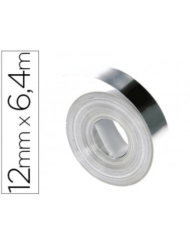 Cinta dymo acer inoxidable 12mm x...