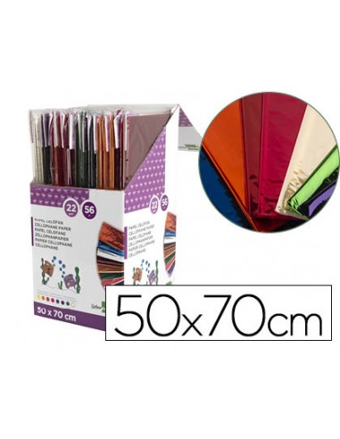 Paper celofan liderpapel 50x70 cm...