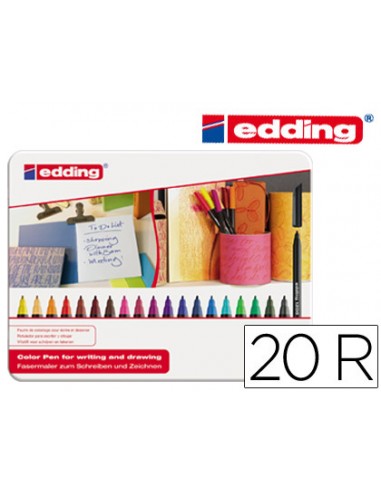 Retolador edding punta fibra 1200...