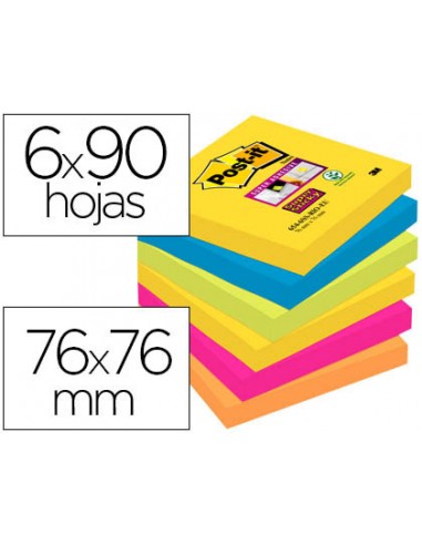 Bloc de notes adhesives lleva i pos...