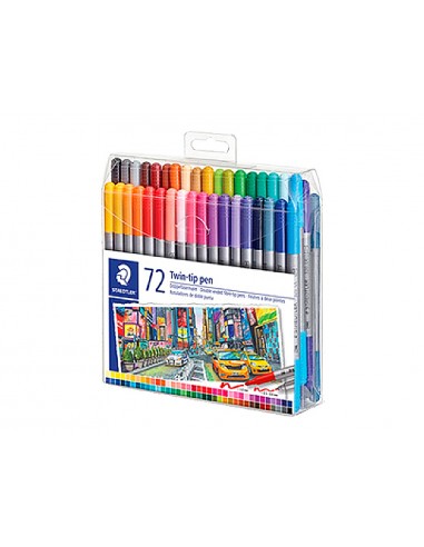 Retolador staedtler doble punta de...