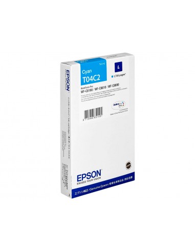 Ink-jet epson t04c2 cian 1700 pàgines