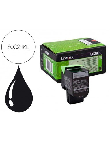 Toner làser lexmark 80c2hke negre...