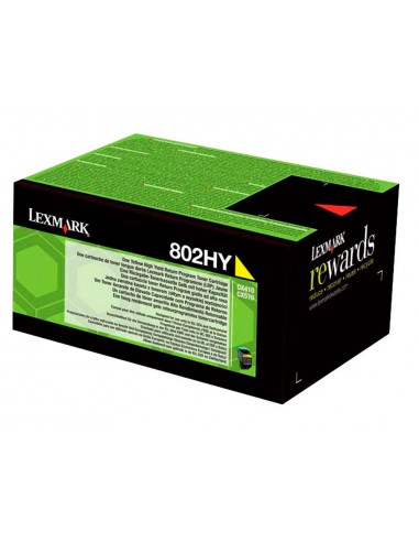 Toner làser lexmark 80c2hye groc 3000...
