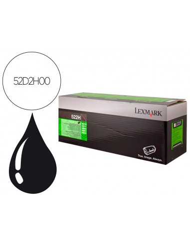 Toner làser lexmark 522h negre