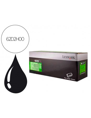 Toner làser lexmark 622h negre