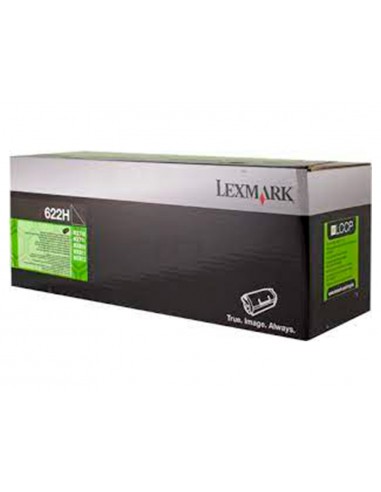 Toner làser lexmark 622h negre
